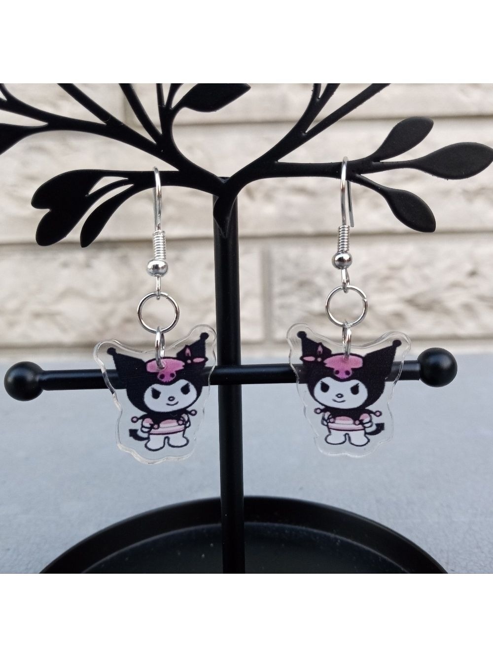 2/$10 Sanrio Kuromi Dangle Earrings NWT Handmade